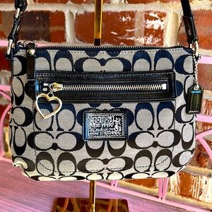 Coach Signature Logo Poppy Crossbody